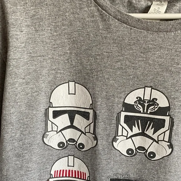 Men’s Gray Star Wars Clone Trooper TShirt - Picture 6 of 9